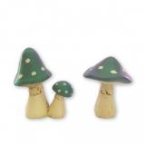 Green mushrooms